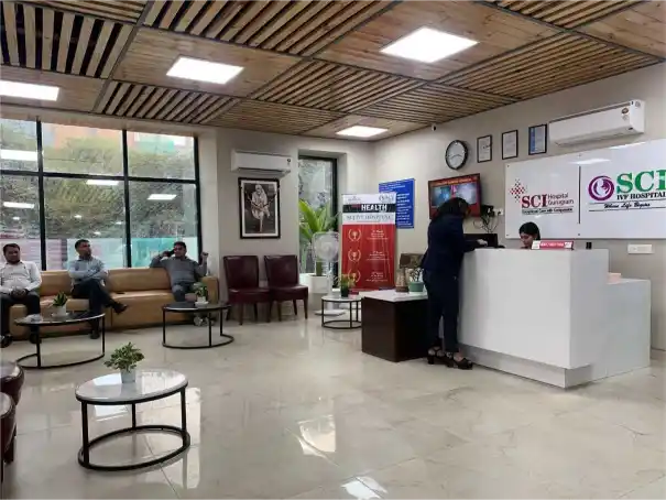 Reception and waiting area
